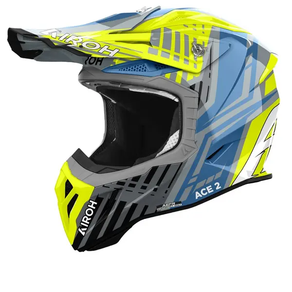 Image of Airoh Aviator Ace 2 Proud Yellow Gloss Offroad Helmet Size M