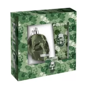 Image of Police To Be Camouflage Gift Set 40ml Eau de Toilette + 100ml Shower Gel