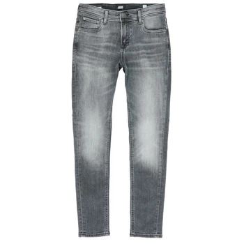 Image of Jack Jones JJILIAM boys's Childrens Skinny Jeans in Grey - Sizes 9 years,10 years,11 years,12 years,13 years,14 years,15 years,14 years,16 years