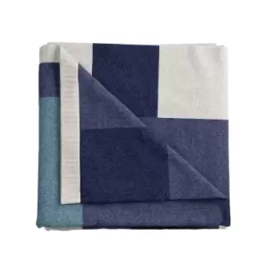 Image of Helena Springfield Patchwork Throw, Blue