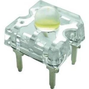 Image of LED wired White Rectangular 7.6 x 7.6 mm