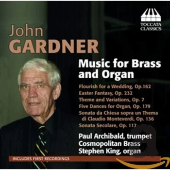 Image of Paul Archibald - John Gardner: Music for Brass and Organ CD