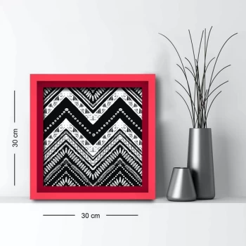 Image of 3030AHS-070 Multicolor Decorative Framed MDF Painting