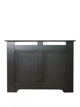Image of Adam Fire Surrounds 160Cm Black Textured Radiator Cover