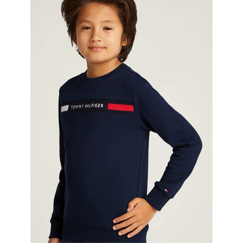 Image of Tommy Hilfiger TH RIB INSERT SET Clothing Sets 4Y Blue 51476218135