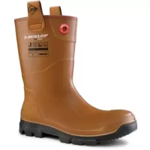 Image of Purofort RigPro Safety Wellingtons Brown Size 38