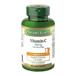 Image of Natureamp39s Bounty Vitamin C 1000 mg with Rose Hips 60 Coated Caplets