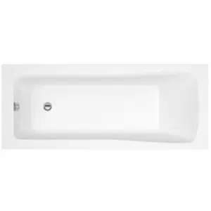 Image of Nuie Linton Square Single Ended Bath 1600 X 700mm - White