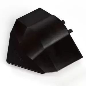 Image of Corrapol Black Aluminium Ridge Capping (L)0.1mm (W)160mm