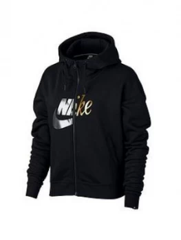 Image of Nike NSW RALLY FZ HOODY Black Size L Women