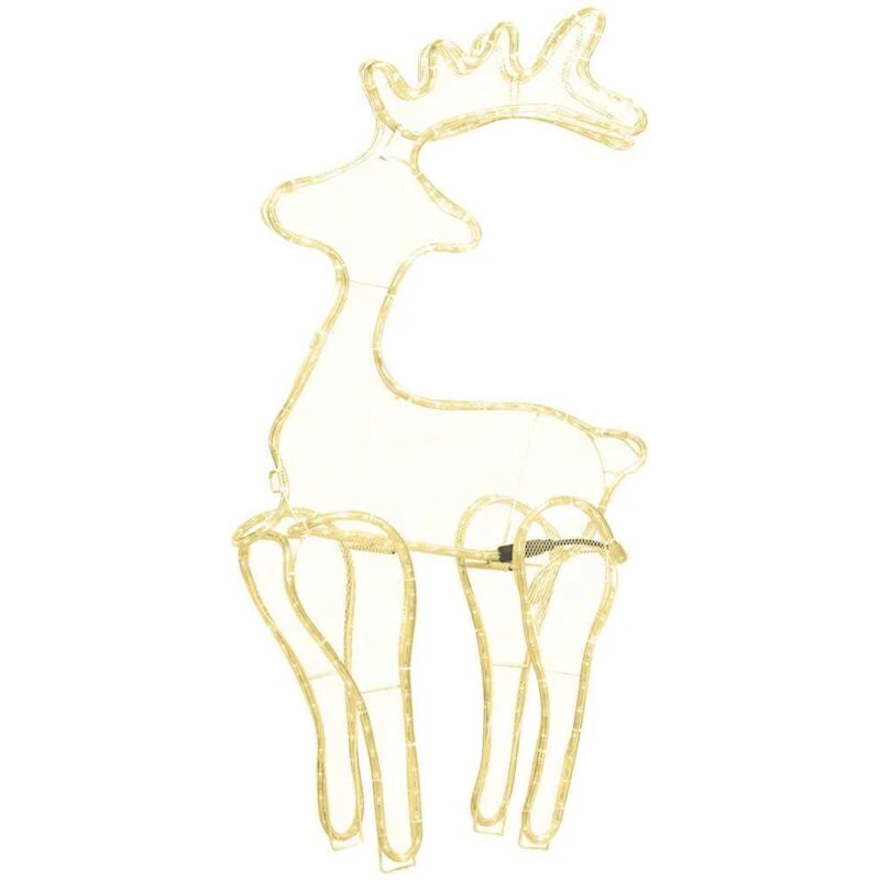 Image of VIDAXL Vidaxl - Reindeer Christmas Decoration with Mesh 306 LEDs 60x24x89cm 8720286005811