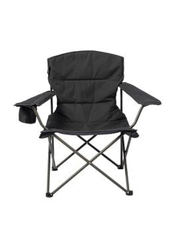 Image of Vango Granite Grey Malibu Soft Arm Steel Camping Chair
