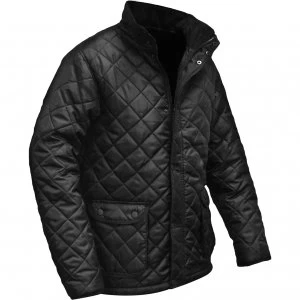Image of Roughneck Mens Quilted Jacket Black XL