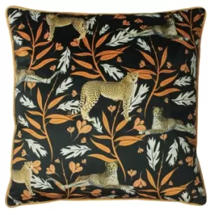 Image of Paoletti Tribeca Leopard Cushion Cover (One Size) (Multicoloured)