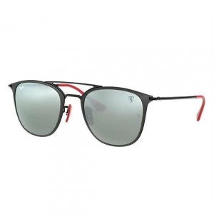 Image of Ray-Ban Round Sunglasses RB3601M F02230 Size 52 - Black