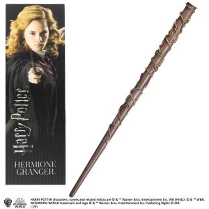 Image of Hermione Granger PVC Wand and Prismatic Bookmark by The Noble Collection
