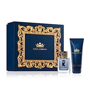 Image of Dolce & Gabbana K Gift Set 50ml Eau de Toilette + 75ml Aftershave Balm