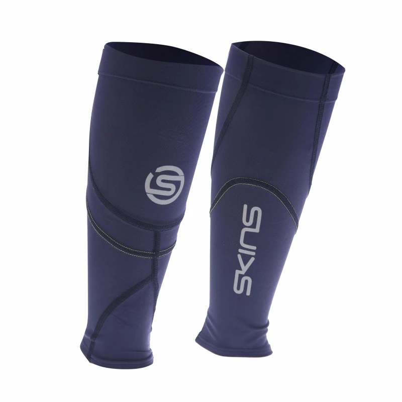 Image of Skins Serie 3 Calf Sleeves Mens - Blue Blue XS