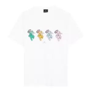 Image of Paul Smith Bunny Repeat T-Shirt - White