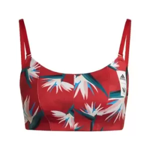 Image of adidas Thebe Magugu Studio Light-Support Bra Womens - Red