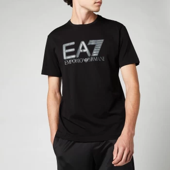Image of Emporio Armani EA7 Visibility Logo T-Shirt Black Size M Men
