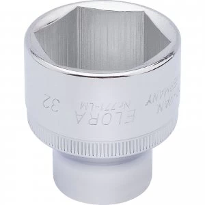 Image of Elora 1/2" Drive Hexagon Socket Metric 1/2" 32mm