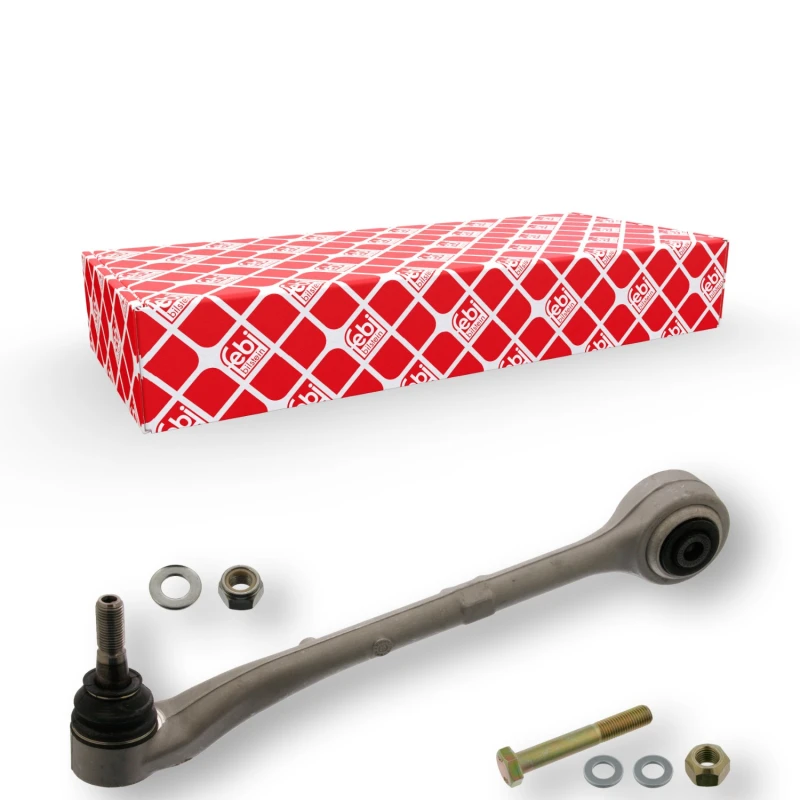 Image of FEBI BILSTEIN 40375 Suspension arm Control Arm, Aluminium, Left, with bearing(s), with lock nut Aluminium Track Control Arm (273)