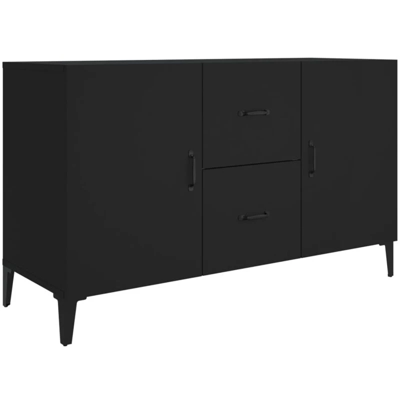 Image of VIDAXL Sideboard Black 100x36x60cm Engineered Wood Vidaxl 8720286972816