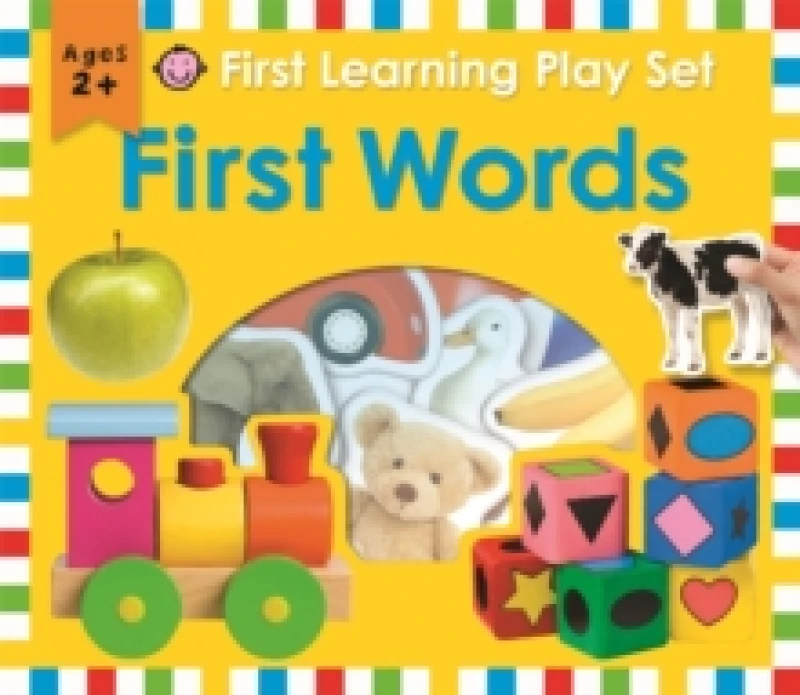Image of Roger Priddy First Learning Play Set: First Words Book Multi unisex