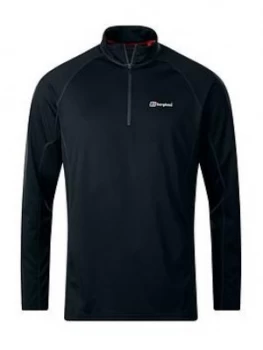 Image of Berghaus Tech Tee Ls Zip 2.0