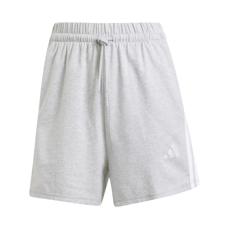 Image of adidas Essentials 3 Stripe Shorts Womens Grey female S (8-10)