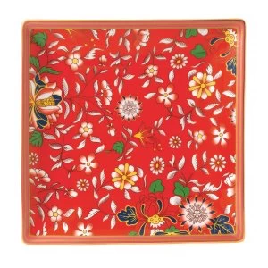 Image of Wedgwood Wonderlust Crimson Jewel Tray 14.5cm