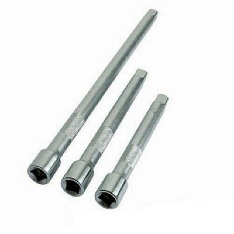 Image of Loops 3 Piece 1/2" Inch Drive Shaft Extension Bar Set 75mm 150mm 250mm Multi