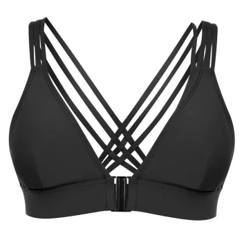 Image of Firetrap Cross Back Bikini Top Ladies - Black