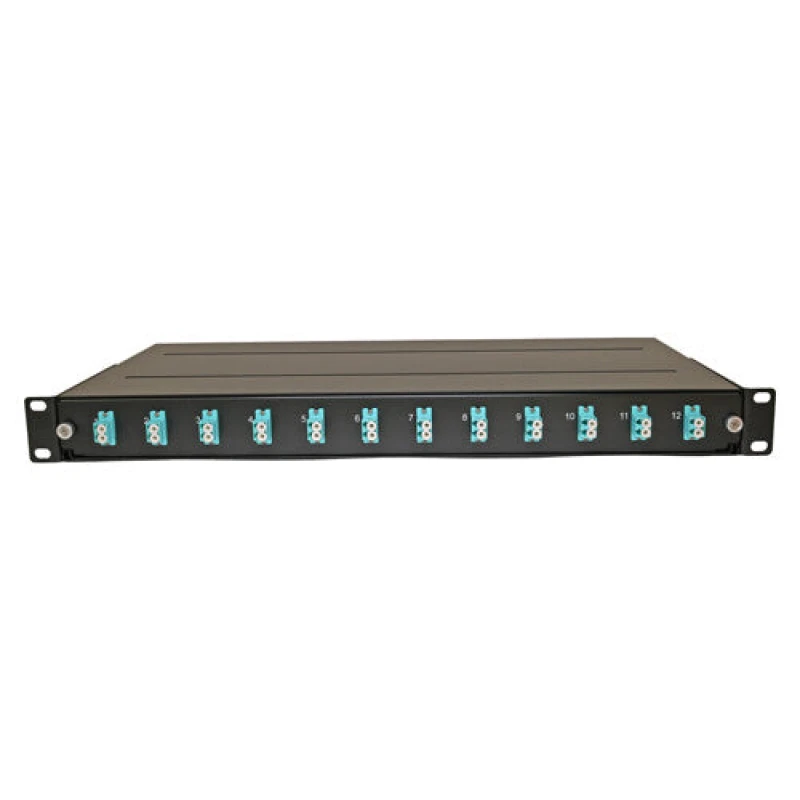 Image of Cablenet Cablenet Loaded Fibre Patch Panel OM3/4 12 Fibre - 6 x LC Duplex XXFLPP12LC4