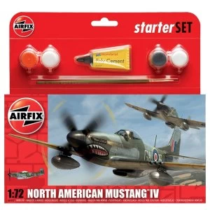 Image of North American Mustang Mk.IV 1:72 Air Fix Small Starter Set