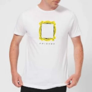 Image of Friends Frame Mens T-Shirt - White - M