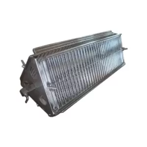 Image of Rotisserie Grill Basket Stainless Steel Oven Roast Rotary - Silver