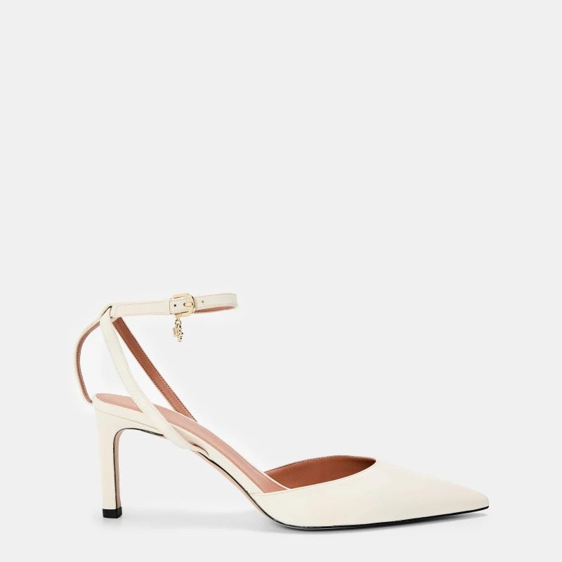 Image of Boss Womens Janet Slingback N Ballet Pumps Open White female 2 (35)