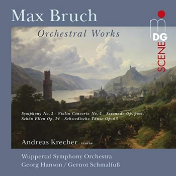 Image of Andreas Krecher; Wuppertal Symphony Orchestra; Hanson - Max Bruch: Orchestral Works CD
