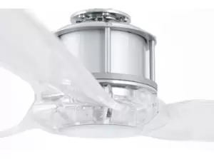 Image of Just Chrome Ceiling Fan With DC Motor Smart - Remote Included