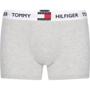 Image of Tommy Bodywear Large Logo Trunks - Grey