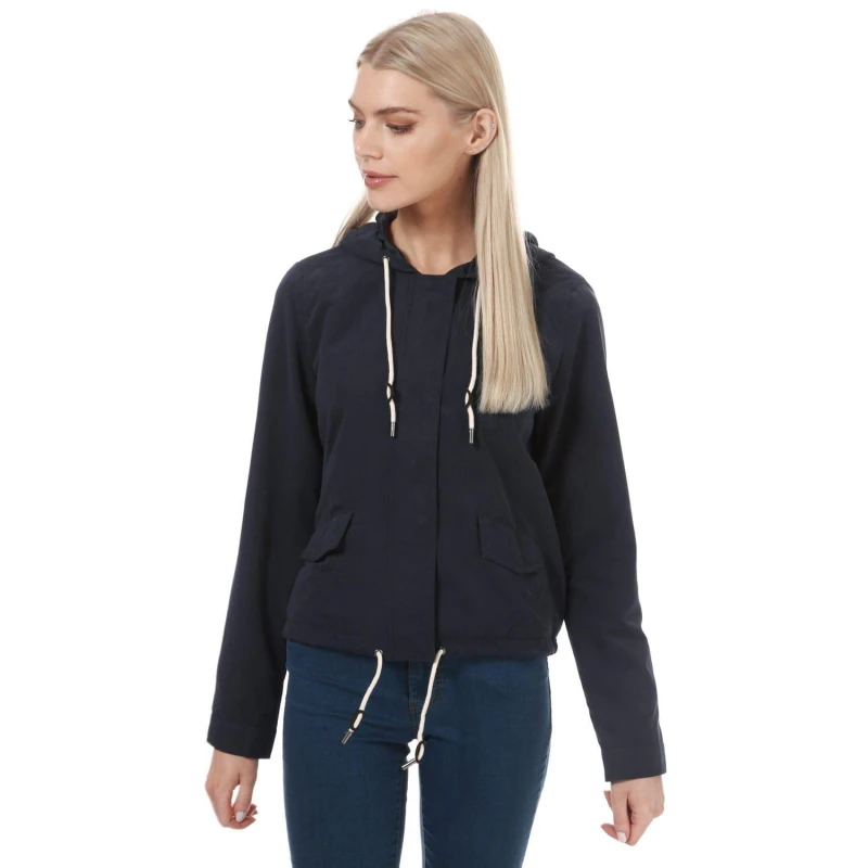 Image of Only Skylar Hooded Spring Jacket - Blue Blue 6