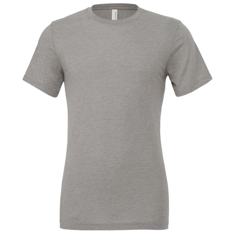 Image of Bella + Canvas Mens Tri-Blend T-Shirt in Mid Grey Size: XS Mid Grey Male XS