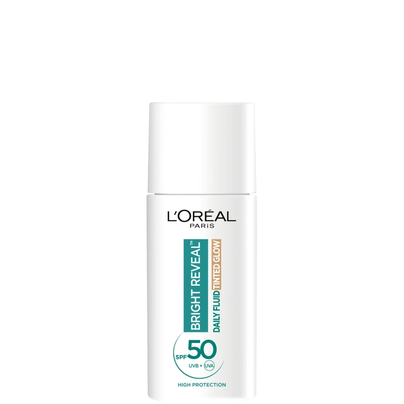 Image of LOreal Paris Daily Fluid Tinted Glow SPF 50+ 50ml (Various Shades) - Bronze Glow