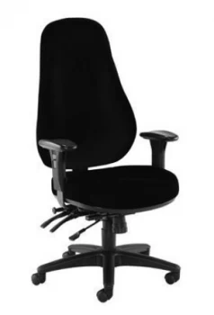 Image of Cheetah Fabric Chair Black