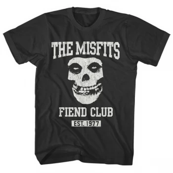 Image of Misfits - Fiend Club Unisex Medium T-Shirt - Black
