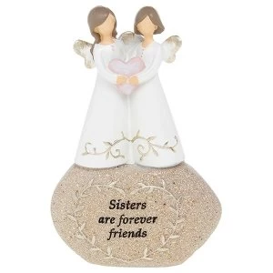 Image of Stone Sentiment Angel Sisters Ornament