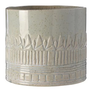 Image of Premier Housewares Petra Large Vase - Light Green Finish