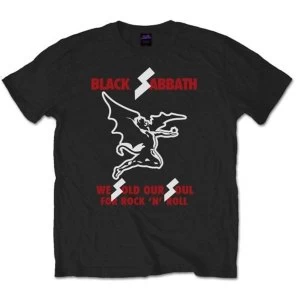 Image of Black Sabbath - Sold our Soul Unisex Large T-Shirt - Black